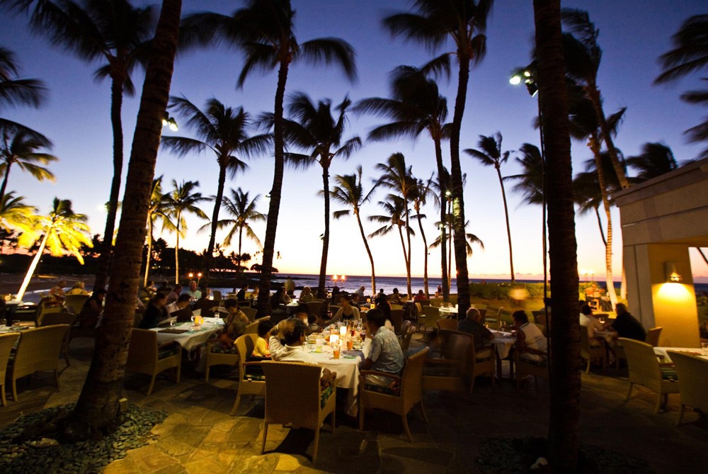 Kona Hawaii food and coffee